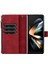 Samsung Galaxy Z Fold3 Için 5g Pu Deri Hat Baskılı Stand Zipper Cep Cüzdan Telefon Kılıfı (Yurt Dışından) 2