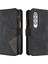Samsung Galaxy Z Fold3 Için 5g Pu Deri Hat Baskılı Stand Zipper Cep Cüzdan Telefon Kılıfı (Yurt Dışından) 1