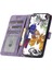 A15 5g Case Kelebek Basılı Cep Telefonu Deri Kapağı Strap Purpletelefon Kılıfı (Yurt Dışından) 2