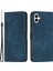 Samsung Galaxy A05 Için 4g Tpu+Pu Deri Stand Cüzdan Telefon Koruyucu Sapfire Telefon Kılıfı (Yurt Dışından) 1