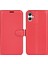 Samsung Galaxy A05 Için 4g Case Litchi Doku Katlama Standı Deri Telefon Kabini Telefon Kılıfı (Yurt Dışından) 1