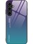 Samsung Galaxy A15 Için 4g Cam Gradyan Renk Şok Geçirmez Temperli Cam Geri Telefon Kılıfı (Yurt Dışından) 1