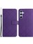 HT06 S24 Case Litchi Doku Standı Telefon Cüzdanı Dark Telefon Kılıfı (Yurt Dışından) 1