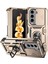 Samsung Galaxy Z Fold5 5g 5g Case Pc+Tpu Anti Drop Telefon Kasasıring Kickstand Gold Telefon Kılıfı (Yurt Dışından) 1