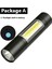 Xp-G Q5 Dahili Pil Penlight Zoom LED El Feneri Torch Lambası Su Geçirmez Darbeye Dayanıklı, Sert Ampuller-Sabit Odak (Yurt Dışından) 1