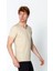 Erkek Fit Rahat Naylon V Yaka Seyahatlik T-Shirt 4