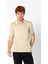 Erkek Fit Altı Kolları Lastikli Polo Yaka Düğmeli T-Shirt 2