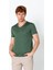 Erkek Fit Rahat Naylon V Yaka Seyahatlik T-Shirt 2