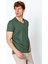 Erkek Fit Rahat Naylon V Yaka Seyahatlik T-Shirt 4