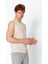 Erkek Fit Extra Rahat Delikli Bisiklet Yaka Kolsuz T-Shirt 4