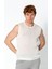 Erkek Fit Extra Rahat Delikli Bisiklet Yaka Kolsuz T-Shirt 2