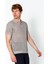 Erkek Fit Polo Yaka Extra Rahat Düğmeli Örme T-Shirt 4