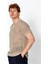 Erkek Fit Polo Yaka Extra Rahat Düğmeli Örme T-Shirt 3
