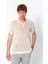 Erkek Fit Polo Yaka Extra Rahat Düğmeli Örme T-Shirt 2