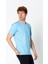 Erkek Fit Rahat Naylon Bisiklet Yaka Seyahatlik T-Shirt 4