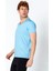 Erkek Fit Rahat Naylon V Yaka Seyahatlik T-Shirt 3