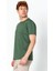 Erkek Fit Rahat Naylon Bisiklet Yaka Seyahatlik T-Shirt 3