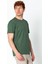 Erkek Fit Rahat Naylon Bisiklet Yaka Seyahatlik T-Shirt 4