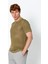 Erkek Fit Polo Yaka Extra Rahat Düğmeli Örme T-Shirt 3