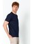 Erkek Fit Rahat Naylon Bisiklet Yaka Seyahatlik T-Shirt 3