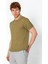Erkek Fit Extra Rahat Düğmeli Polo Yaka Delikli T-Shirt 3