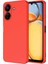 Xiaomi Poco C65 Kılıf Mara Lansman Silikon Mat Soft Kamera Korumalı Kırmızı 2