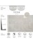 Stone 1090 Gri Kaymaz Taban Koridor Halısı Kesme Yolluk Mutfak Halısı Modern Salon Halısı 2
