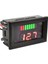 【ayak Izi】 12V-72V Araç Akü Şarj Seviyesi Göstergesi 5-15MA Su Geçirmez Olmayan LED Dijital Voltmetre Araçlar Lityum Pil Kapasitesi Ölçer (Yurt Dışından) 3