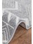 Elmina Gri Beyaz Halı Yumuşak Oturma Odası Salon Çocuk Odası Mutfak Halısı F0326 150 x 230 4