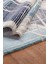 Troya Mavi Krem Halı Yumuşak Oturma Odası Salon Çocuk Odası Mutfak Halısı J0065 80 x 150 3