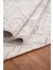 Troya Beyaz Gri Halı Yumuşak Oturma Odası Salon Çocuk Odası Mutfak Halısı J0090 80 x 150 3