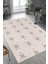 Troya Vizon Beyaz Halı Yumuşak Oturma Odası Salon Çocuk Odası Mutfak Halısı J0090 80 x 150 1