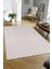 Troya Gri Beyaz Halı Yumuşak Oturma Odası Salon Çocuk Odası Mutfak Halısı J0087 80 x 150 1