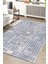 Wilto Mavi Beyaz Halı Yumuşak Oturma Odası Salon Çocuk Odası Mutfak Halısı PF103 80 x 150 1