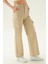 13107 Kargo Cep Dikişli Pantolon Bej 2