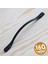 Inci Kulp Mobilya Mutfak Dolabı Çekmece Dolap Kulpları Kapak Kulpu Kulbu Siyah Renk 160 mm Metal 1