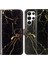 Samsung Galaxy S24 Ultra Deseni Baskı Deri Koruyucu Siyah Mermer Telefon Kılıfı (Yurt Dışından) 1