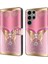 Samsung Galaxy S24 Ultra Pu Deri 3D Desen Baskı / Kelebek Telefon Kılıfı (Yurt Dışından) 1