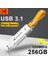 K133 Usb Flash Bellek 256Gb.Yüksek Hızlı 3.1 Usb Flash Bellek Dönüştürücü Hediye 2