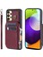 Samsung Galaxy A52 4G/A52 5G/52S 5g Rfıd Engelleme Pu+Tpu Fermuar Kabuğu Strap Red Telefon Kılıfı (Yurt Dışından) 1