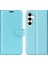 Samsung Galaxy S24 + Litchi Doku Telefon Kılıfı (Yurt Dışından) 1