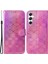 Samsung Galaxy S24 Kitabı Tarzı Göz Kamaştırıcı Çiçek Desen Telefon Kılıfı (Yurt Dışından) 1