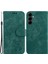 Samsung Galaxy A14 5g Pu Deri Kaplan Deseni Baskılı Koruyucu Telefon Kılıfı (Yurt Dışından) 1