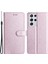 Samsung Galaxy S21 Ultra 5g Ipek Doku Deri Deri Kabuğu El Strap Imgle Telefon Kılıfı (Yurt Dışından) 1