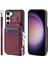 Samsung Galaxy S23 Rfıd Engelleme Fermuar Pu Deri Kaplamalı Tpu Bilek Telefon Kılıfı (Yurt Dışından) 1