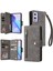 Oneplus 9 Için Kılıf Fermuar Cüzdan Kapak El Kayışı ile Manyetik Deri (Yurt Dışından) 1