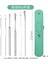 6pcs-Yeşil Tarzı Yeni Et Kulak Toplama Aracı Seti Kulak Kirini Giderici Paslanmaz Çelik Kulak Temizleme Çubuğu Temizleyici Kulak Temizleme Kaşığı Bakımı Kulak Bakımı Aracı (Yurt Dışından) 1
