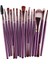 Sol Maange Pro Adet Makyaj Fırçaları Seti Göz Farı Fondöten Pudra Eyeliner Kirpik Dudak Makyaj Fırçası Kozmetik Güzellik Aracı Kiti (Yurt Dışından) 4