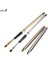 Gümüş No.8 Altın Gümüş Metal Saplı Dudak Parlatıcısı Makyaj Fırçası Taşınabilir Geri Çekilebilir Ayarlanabilir Ruj Fırçası Koruma Kapağı ile Kozmetik Aracı (Yurt Dışından) 3