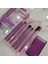 5 Adet-Gülkırmızı Sıcak Satış Makyaj Fırça Seti Brochas De Maquillaje Pinceaux De Maquillage Makyaj Fırçaları Pudra Fondöten Fırçası Makyaj Fırça Seti (Yurt Dışından) 5